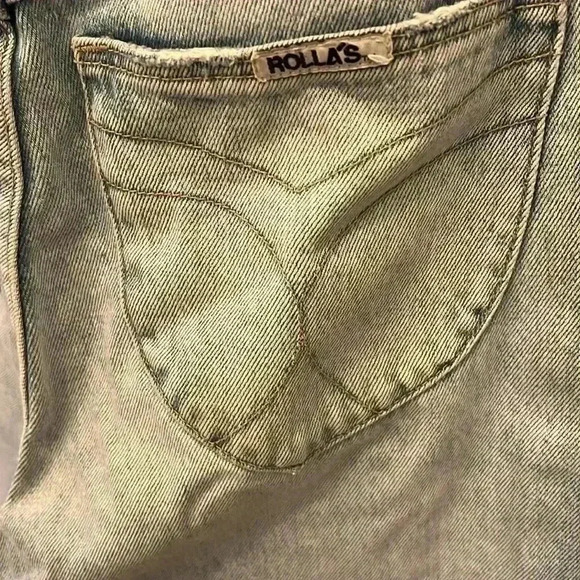 Rolla’s Elle Super High Rise Straight Jeans-Sz 24 - Picture 4 of 6